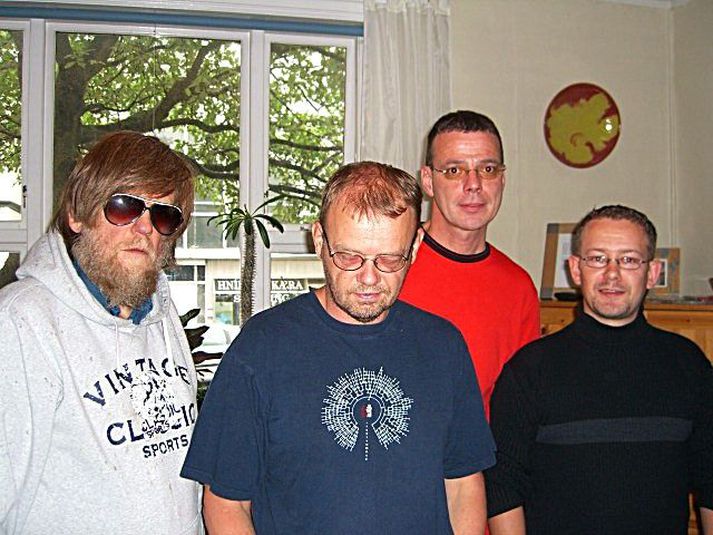 Þeir Björn Sölvi, Guðmundur Valdimar, Róbert Harðar og Kjartan Guðmundsson voru efstir á Alistair McLean mótinu.