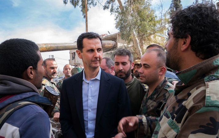 Bashar Al-Assad, forseti Sýrlands.