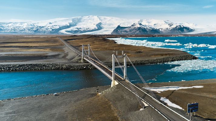 Brúin yfir Jökulsá. 