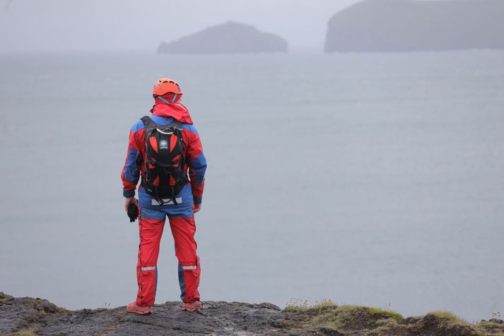 Björgunarsveitin aðstoðaði við leitina. Myndin er úr safni.