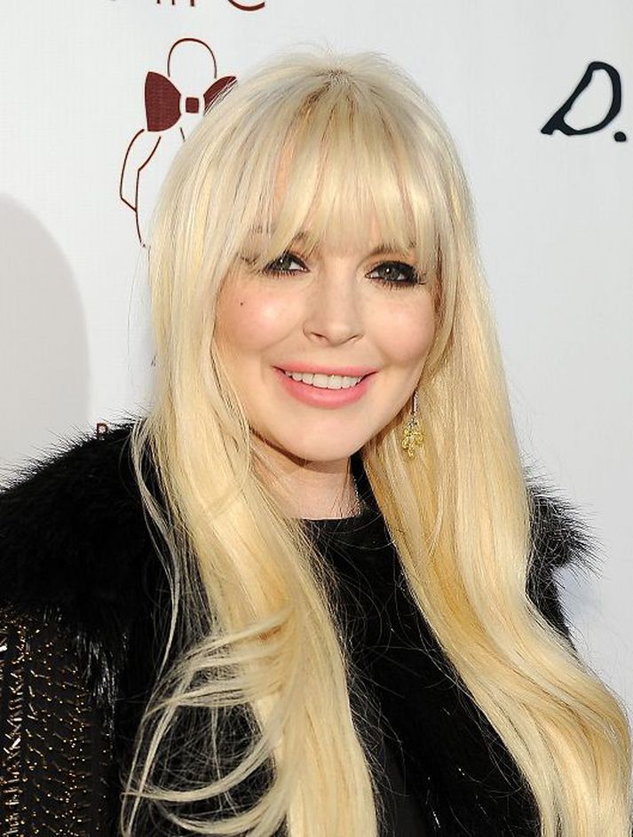 Leikkonan Lindsay Lohan ók á mann og lét sig hverfa.