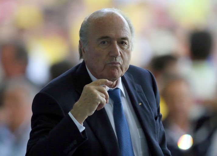 Sepp Blatter, forseti FIFA.