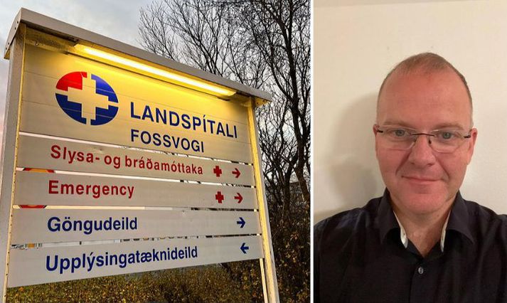 Eggert segist hann vona að eitthvað muni breytast til hins betra innan veggja spítalans en hann er þó ekki bjartsýnn.
