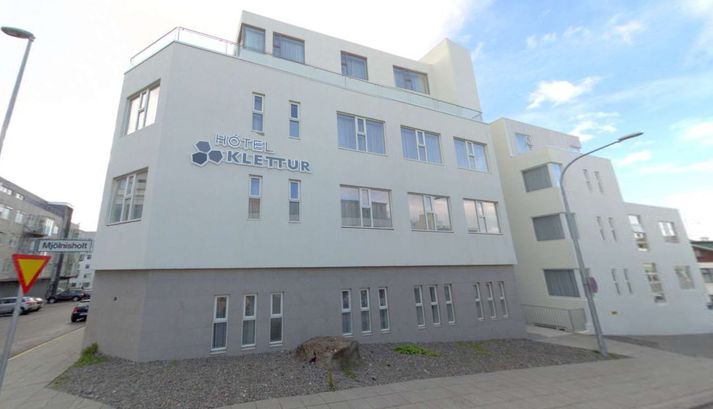 Hótel Klettur við Mjölnisholt í Reykjavík.