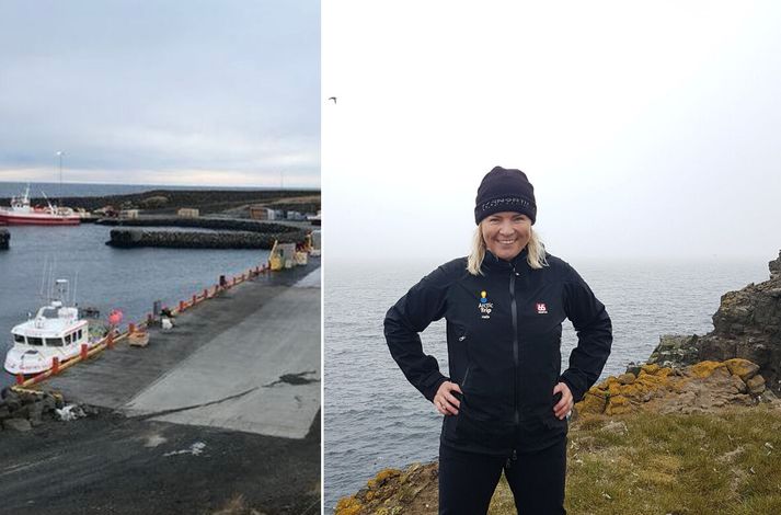 Halla Ingólfsdóttir er íbúi í Grímsey.