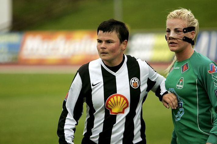 Olga Færseth skoraði fjögur í kvöld.