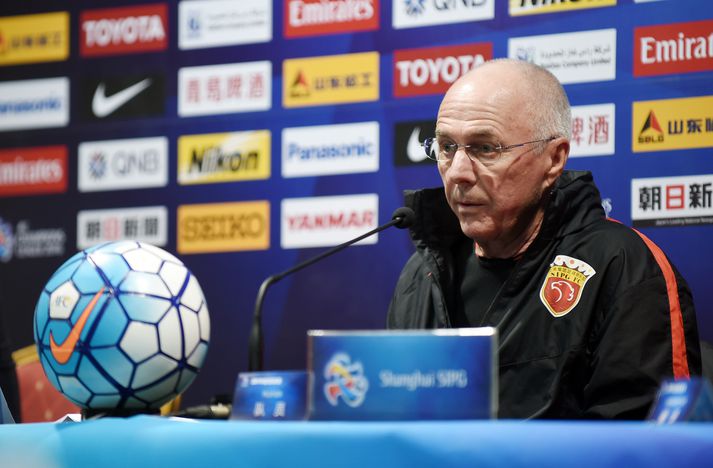 Eriksson og lærisveinar hans í Shanghai SIPG enduðu í 2. sæti kínversku ofurdeildarinnar í fyrra.