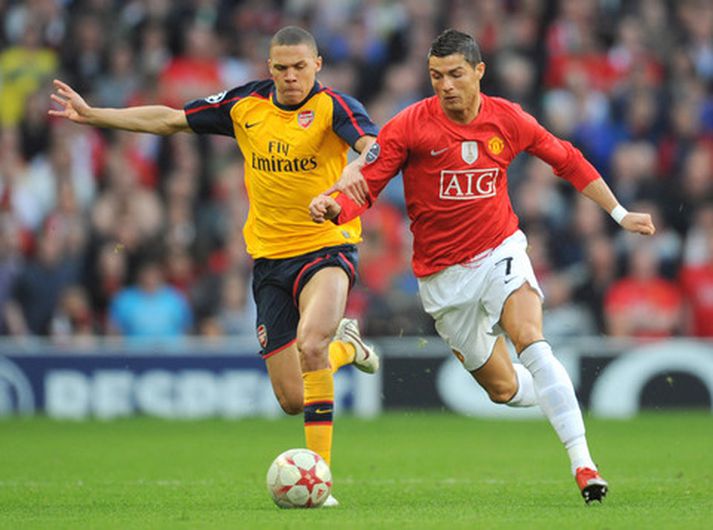 Ronaldo í leik með Manchester United.