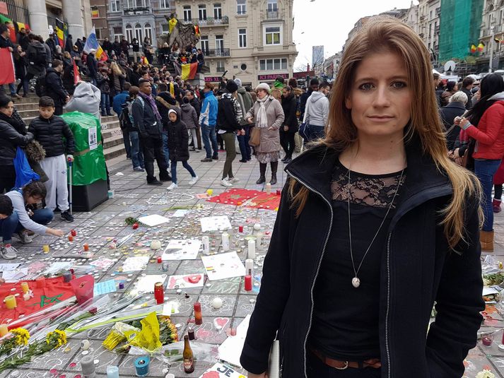 Una Sighvatsdóttir í Brussel.