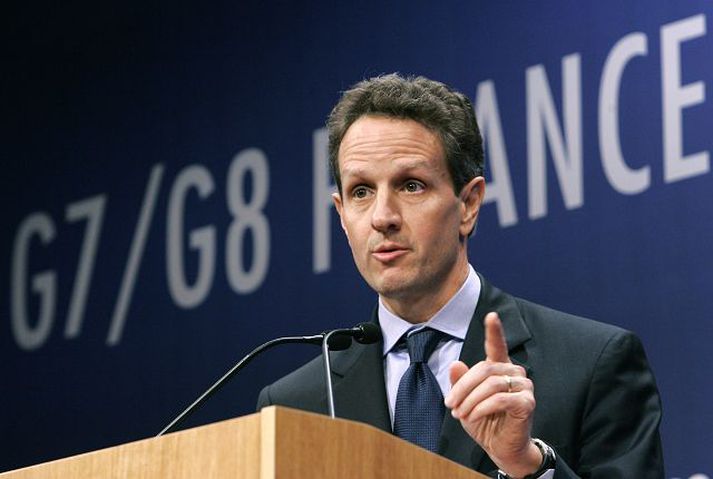 Timothy Geithner, fjármálaráðherra Bandaríkjanna.