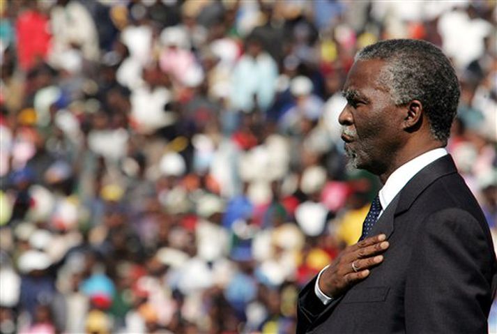 Thabo Mbeki, forseti Suður-Afríku.