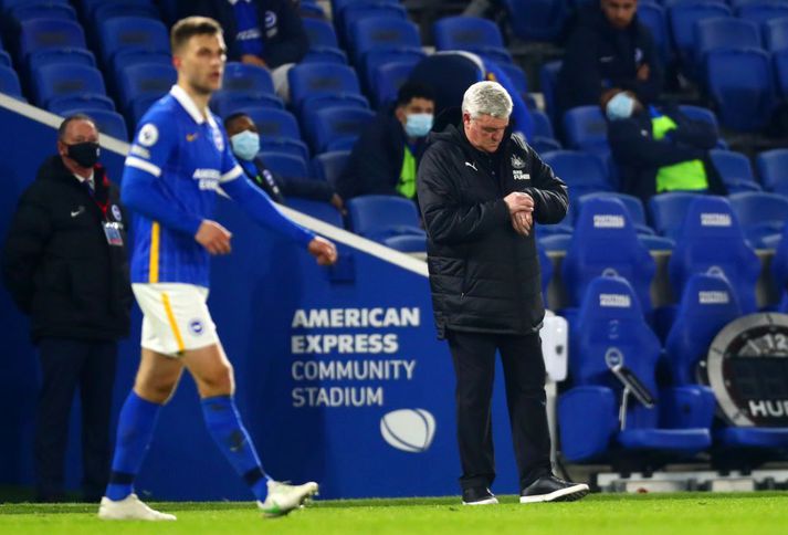 Lærisveinar Steve Bruce geta ekkert.