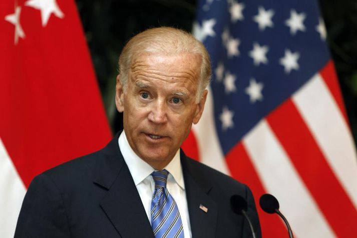 Joe Biden varaforseti Bandaríkjanna segir engan vafa á leika að sýrlenska stjórnin hafi notað efnavopn.