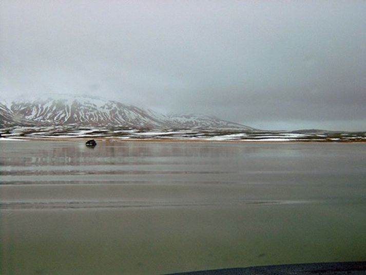 Gamli Gjábakkavegur hefur oft verið eins og hafsjór yfir að líta á Laugarvatnsvöllum að vetrarlagi.