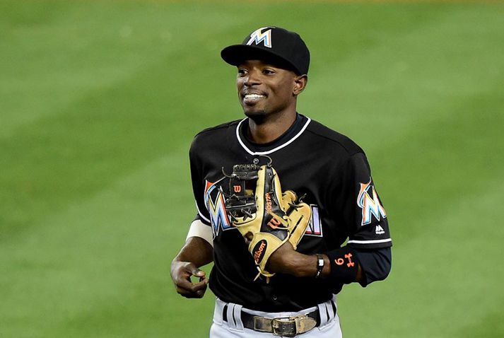 Dee Gordon er ekki svona hress í dag.