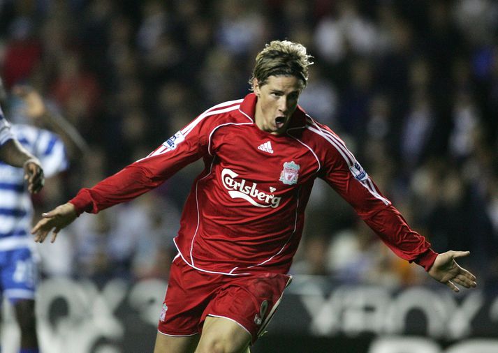 Torres setti þrjú fyrir Liverpool.