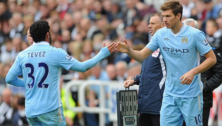 Dzeko skoraði fjórtan mörk fyrir City á síðasta tímabili