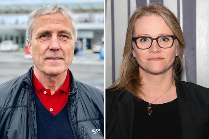 Runólfur Ólafsson, framkvæmdastjóri FÍB, og Katrín Júlíusdóttir framkvæmdastjóri Samtaka fjármálafyrirtækja, hafa deilt um iðgjöld tryggingafélaga og/eða vátryggingamarkaðinn síðustu daga.