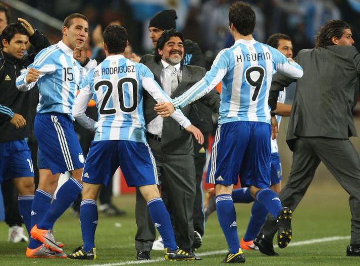 Argentínumenn kampakátir.