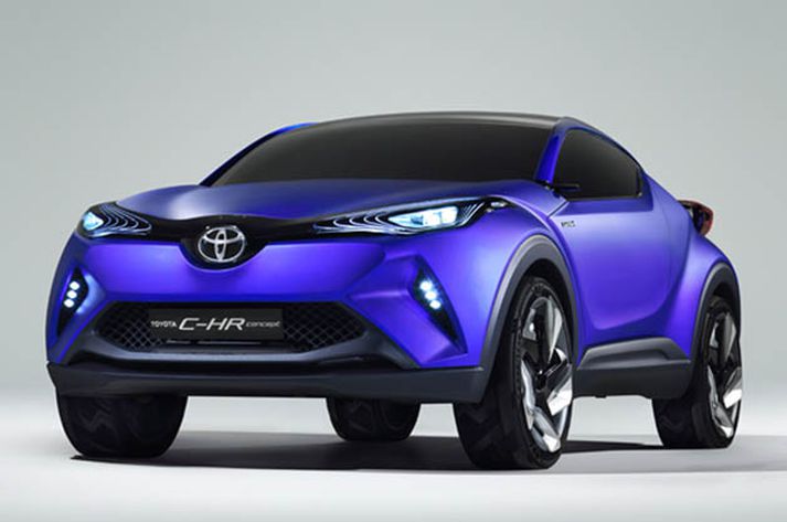 Toyota C-HR, sportlegur og flottur.