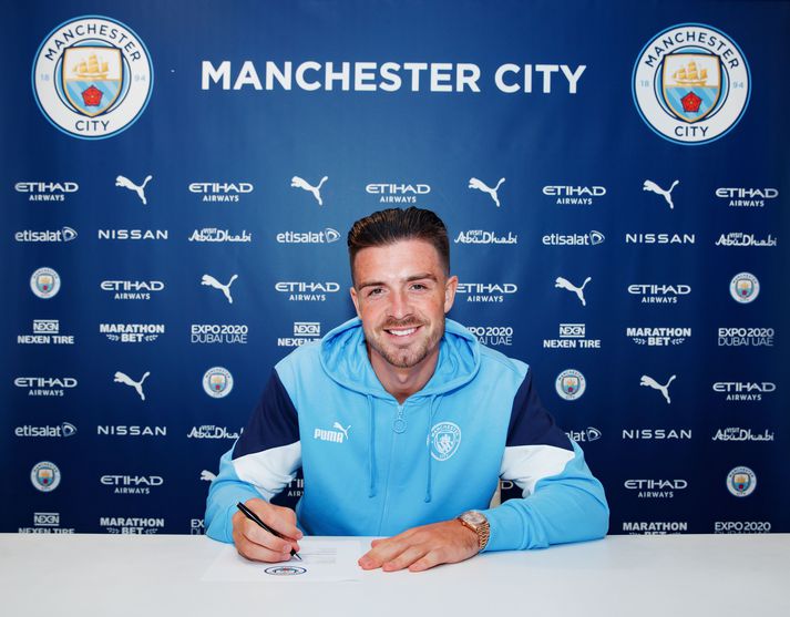 Jack Grealish mun leika í treyju númer tíu hjá Manchester City.