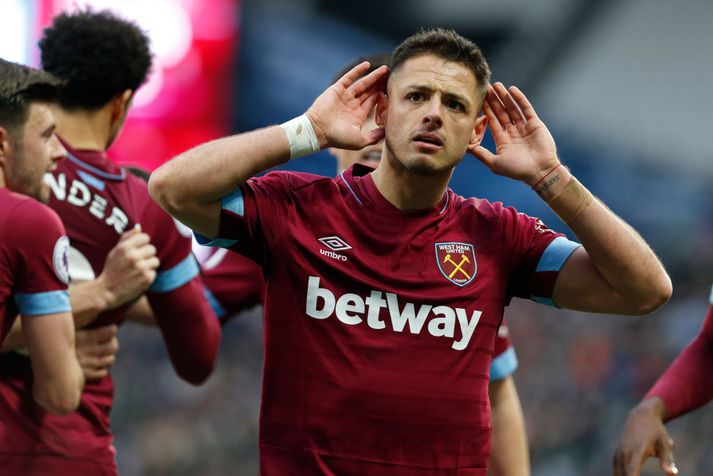 Chicharito var hetja West Ham