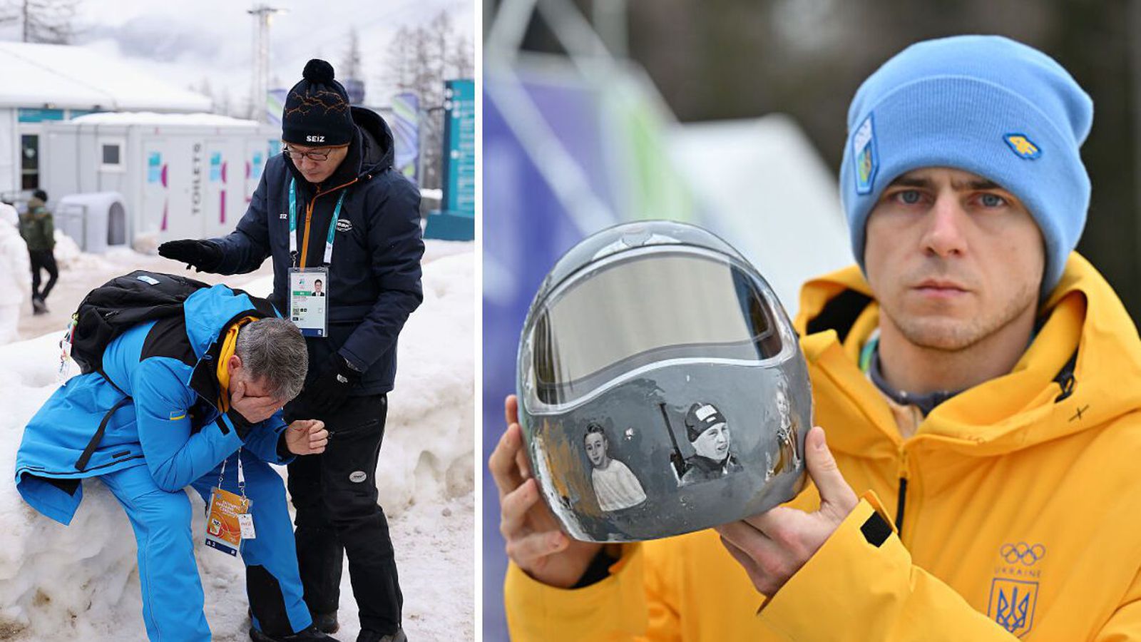 Hent út af ÓL vegna hjálmsins