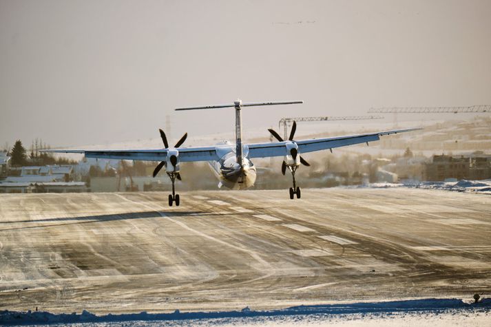 Flugvél kemur til lendingar. Síðasta ár var fyrsta árið síðan 1969 sem ekkert flugslys var skráð. 