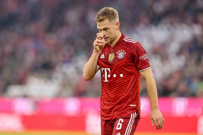 Joshua Kimmich greindist í dag með kórónuveiruna, en leikmaðurinn er óbólusettur.