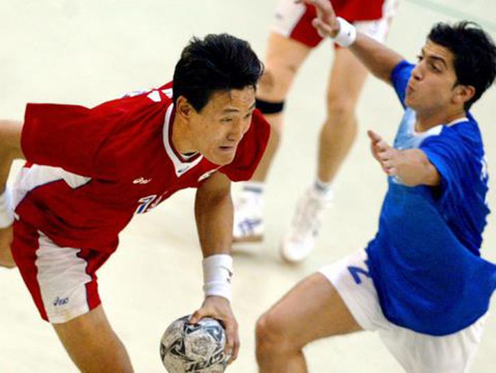 Kyung-Shin Yoon í leik gegn Kúvæt.