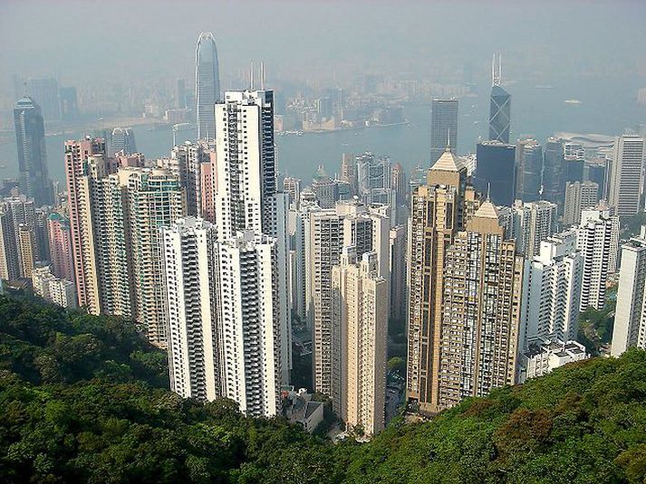 Hong Kong. Fermetraverðið í Hong Kong jafnast á við það sem gildir í miðborg Lundúna og New York.