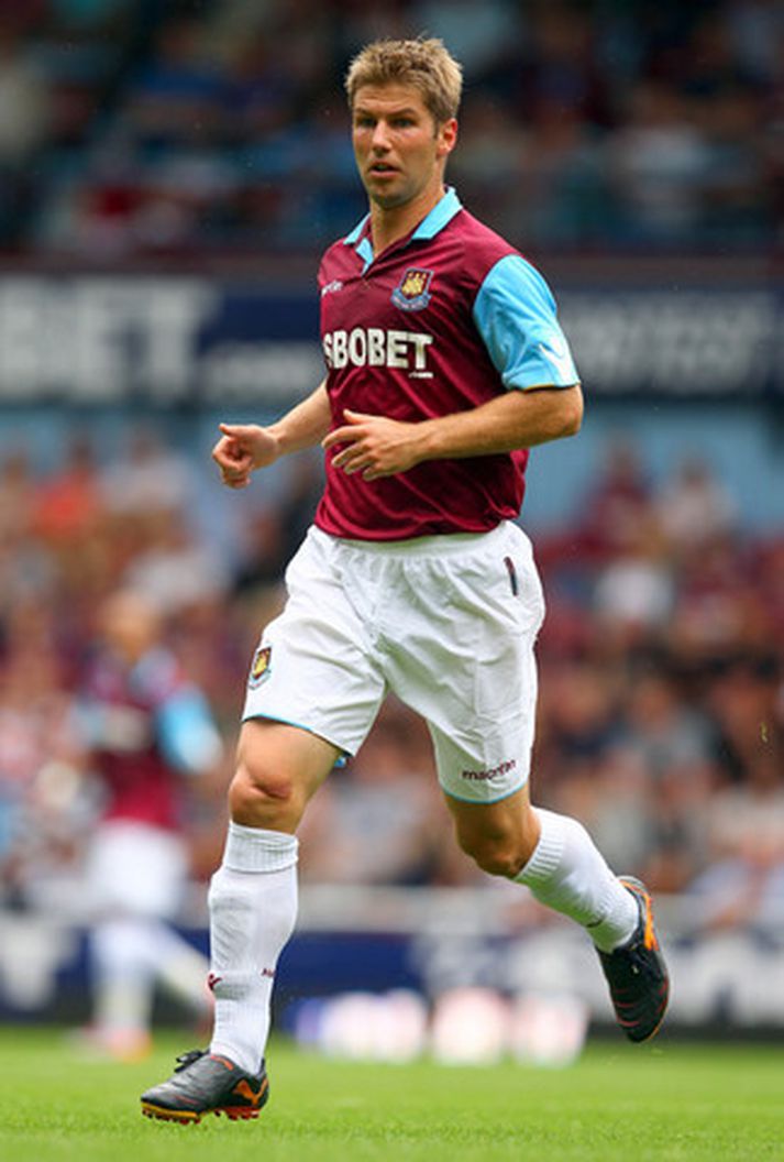 Thomas Hitzlsperger í leik með West Ham í sumar.