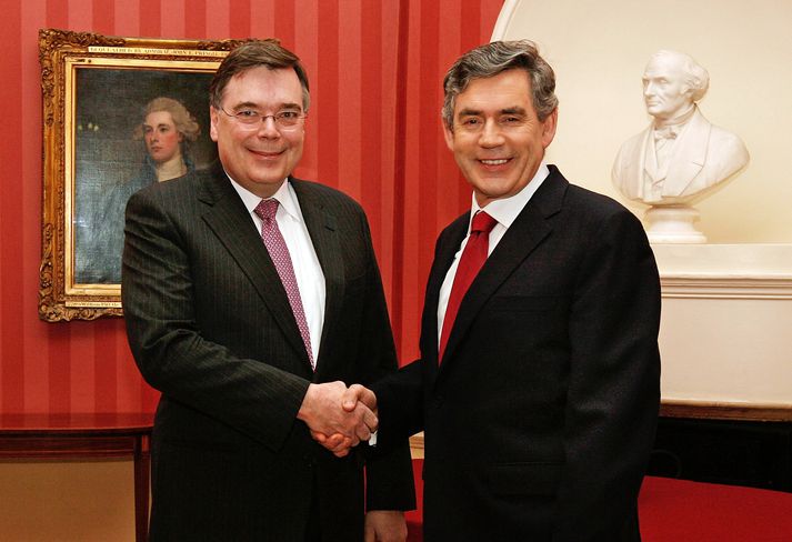 Frá fundi Geirs H. Haarde og Gordons Brown fyrr á árinu.
