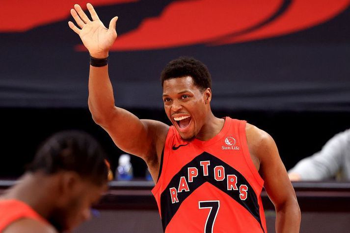 Kyle Lowry og félagar í Toronto Raptors spila heimaleiki sína á tímabilinu í Flórída fylki.