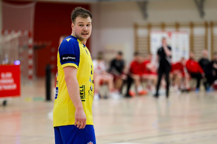KA-menn eru á meðal efstu liða í Olís-deildinni. Einar Birgir Stefánsson skoraði fimm mörk í kvöld.