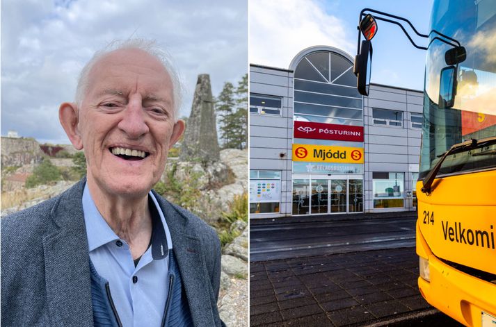 Hreinn Bergmann Óskarsson veigrar sér ekkert við því að fara fjölmargar ferðir í strætó til þess að komast á leiðarenda.