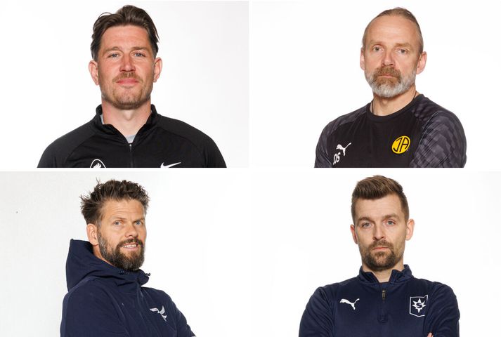 Þjálfarar liðanna sem sérfræðingar Stúkunnar telja að gætu valdið vonbrigðum í Bestu deild karla í sumar.