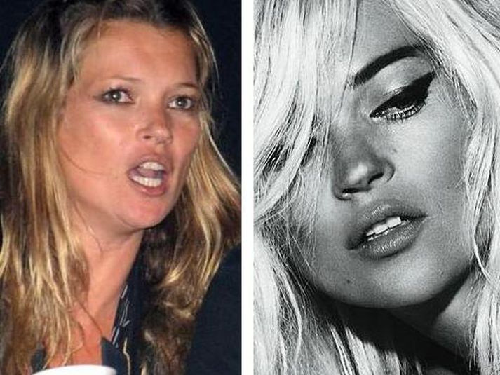 Kate Moss heldur áfram að ögra umheiminum.