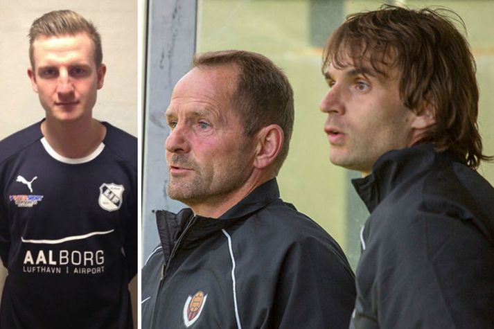 Ólafur Þórðarson og Milos Milojevic vildu frá Thomas Nielsen í markið.