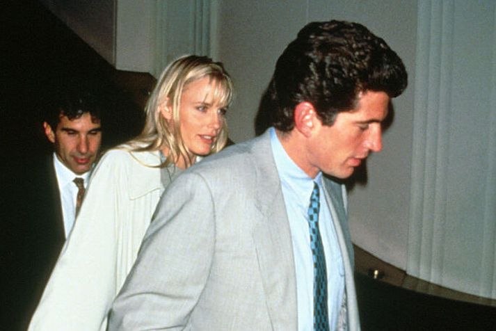 Daryl Hannah og JFK Jr. árið 1993 þegar allt lék í lyndi. 