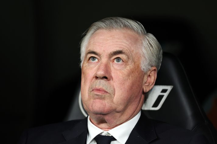 Carlo Ancelotti, þjálfari Real Madrid, hefur mátt þola mikla gagnrýni eftir skellinn á móti Arsenal.