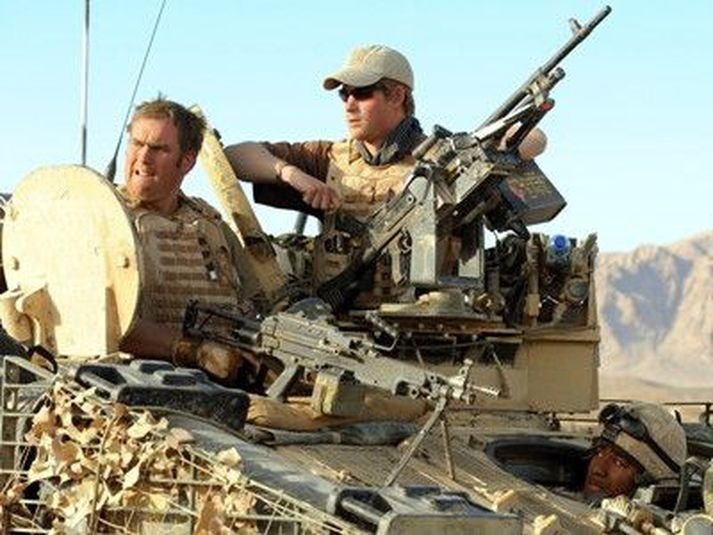 Harry prins var í Afganistan fyrr á þessu ári.