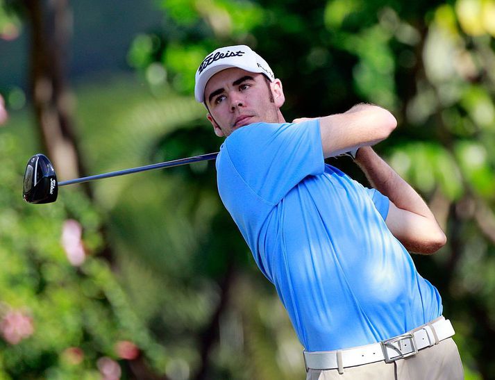 Troy Merritt var í forystu eftir annan hring á Rocket Mortgage Classic.