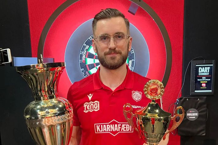 Matthías hefur náð mögnuðum árangri í pílukastina en ekki fundið gleðina síðustu mánuði. 