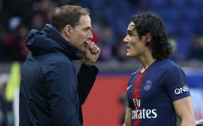 Tuchel og Cavani.