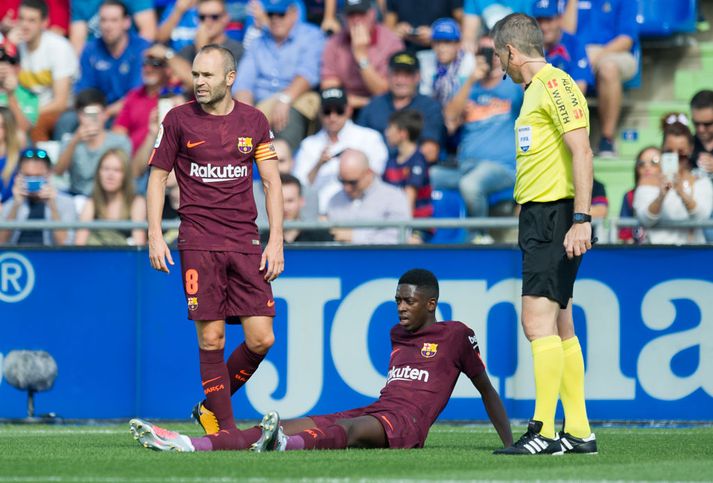 Ousmane Dembele meiddist í leik gegn Getafe 17. september