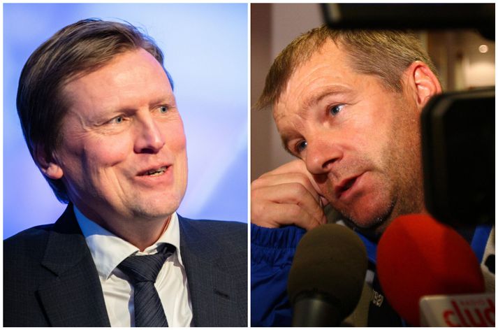 Geir Þorsteinsson réði bæði og rak Ólaf Jóhannesson sem landsliðsþjálfara.
