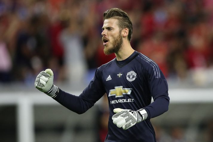 David de Gea verður áfram hjá Manchester United.