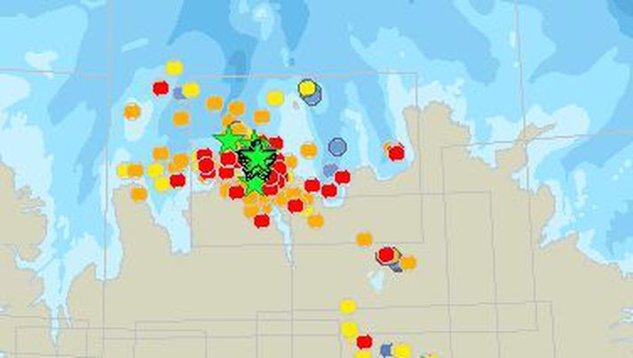 Skjálftavirkni hefur verið mikil á svæðinu.