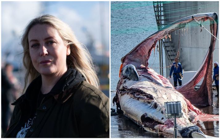 Valgerður Árnadóttir, formaður Hvalavina.